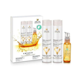 Arual Crystal Diamond Shampoo 250ml + Conditioner 250ml + Hair Serum 100ml