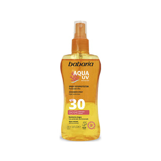 Babaria Solar Aqua UV - Protetor Solar em Spray Bifásico à Prova de Água SPF 30