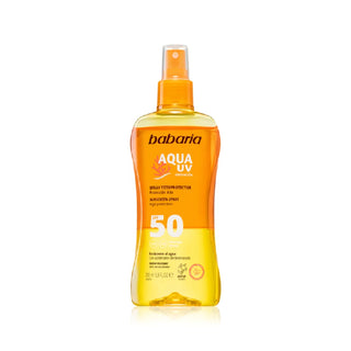 Babaria Solar Aqua UV - Protetor Solar em Spray Bifásico à Prova de Água SPF 50