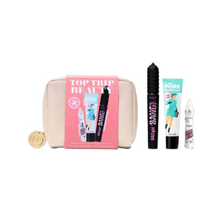 Benefit Top Trip Beauty Coffret Maquilhagem Primer Porefessional 22ml + Máscara de Pestanas Badgal Bang! 8.5g + Gimme Brow+ 3.3g