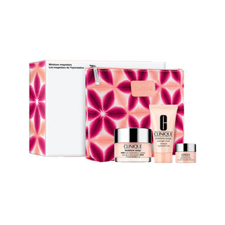 Coffret Moisture Surge 100H Gel Facial 50ml + Máscara Facial de Noite 30ml + Creme de Olhos 5ml + Necessaire