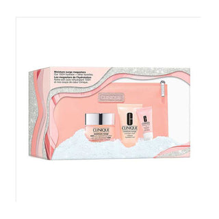 Coffret Moisture Surge 100H Gel Facial 50ml + Máscara Facial de Noite 30ml + Mini Bálsamo Hidratante 7ml