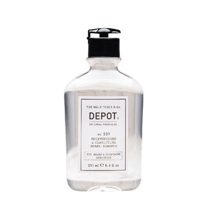 Depot Nº501 Moisturizing & Clarifying Beard Shampoo - Shampoo Hidratante e Purificante para a Barba
