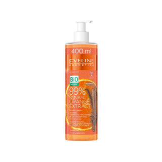 Eveline Cosmetics 99% Natural Extrato de Laranja Gel-Creme Nutritivo para Corpo (Efeito Quente)