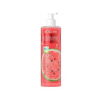 Eveline Cosmetics 99% Natural Melancia Gel Hidratante para Corpo e Rosto (Efeito Frio)