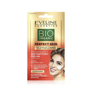Eveline Cosmetics Bio Organic Perfect Skin Cleasing Enzymatic Peeling Mask - Máscara Peeling Enzimático Suave