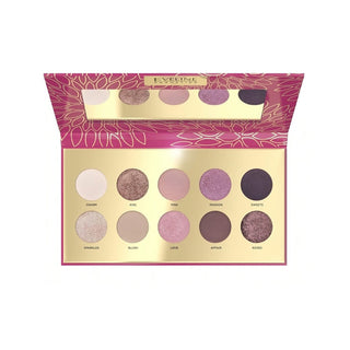 Eveline Cosmetics Eyeshadow Paleta de Sombras com 10 cores