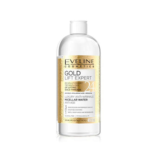 Eveline Cosmetics Gold Lift Expert Antirrugas Água Micelar Desmaquilhante