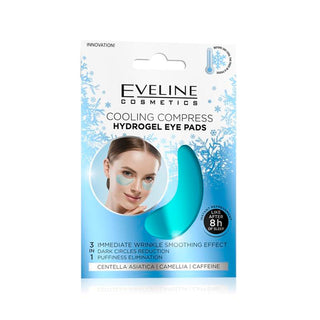Eveline Cosmetics Ice Cooling Hydrogel Eye Pads 3 em 1 - Máscara para Olhos