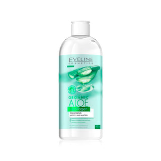 Eveline Cosmetics Organic Aloe & Collagen Água Micelar Desmaquilhante