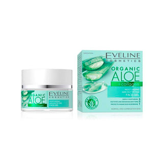 Eveline Cosmetics Organic Aloe & Collagen Gel Facial Matificante