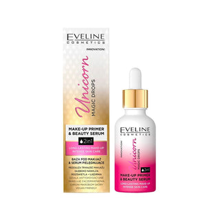 Eveline Cosmetics Unicorn Magic Drops 2 em 1 - Primer + Sérum Facial