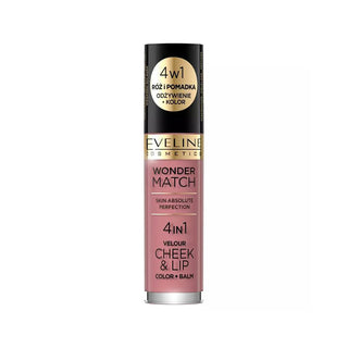 Eveline Cosmetics Wonder Match 4 em 1 - Blush e Batom Líquido