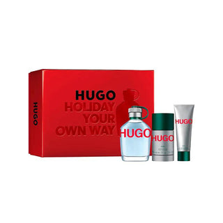 Hugo Boss Hugo Man Eau de Toilette 125ml + Gel de Banho 50ml + Desodorizante em Stick 75g