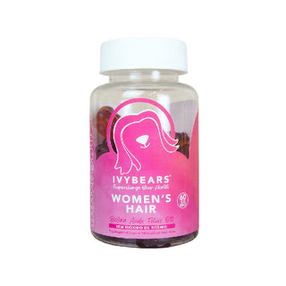 Ivy Bears Women's Hair Vitamins - Suplemento Vitamínico de Cabelo para Mulher
