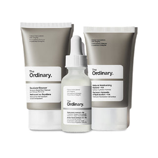 The Ordinary O Conjunto Diário - Gel de Limpeza Esqualano 50ml + Fatores Hidratantes Naturais + HA 50ml + Ácido Hialurónico 2% + B5 30ml