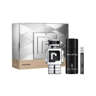 Paco Rabanne Phantom Eau de Toilette 100ml + Desodorizante em Spray 150ml + Mini Eau de Toilette 10ml