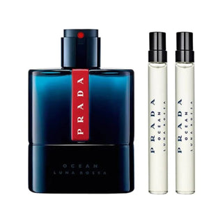 Prada Luna Rossa Ocean Eau de Toilette 100ml + 2 x Eau de Toilette 10ml
