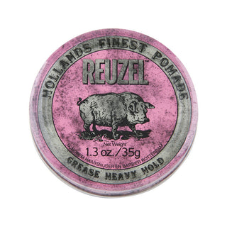 Reuzel Pink Pomade Brilhantina com Fixação Extra Forte e Brilho Médio