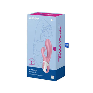 Satisfyer Air Pump Bunny 2 Antique Pink Inflatable Vibrator
