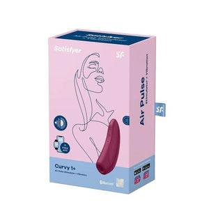 Satisfyer Curvy 1+ Estimulador com App e Bluetooth Vermelho Rosa