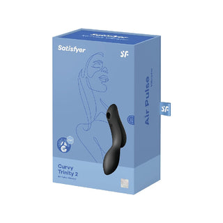 Satisfyer Curvy Trinity 2 Black Air Vibrator