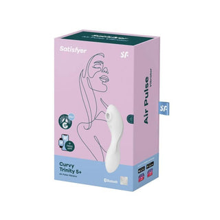 Satisfyer Curvy Trinity 5+ White Air Vibrator