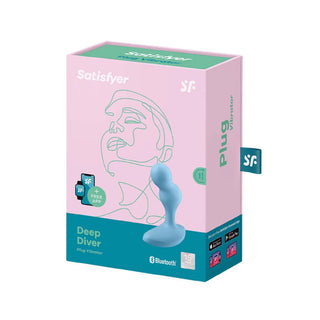 Satisfyer Deep Diver Plug Vibrator Blue