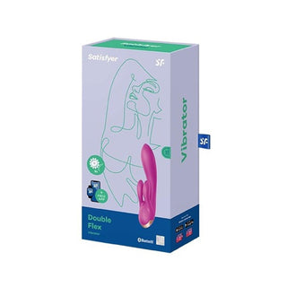 Satisfyer Double Flex Vibrator with App Violet