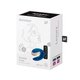 Satisfyer Double Love Vibrator for Couples with Bluetooth Blue