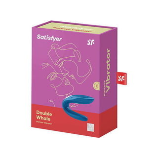 Satisfyer Double Whale Vibrator Blue