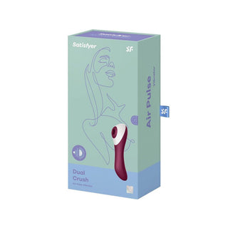 Satisfyer Dual Crush Red Aire Vibrator