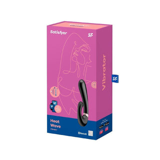 Satisfyer Heat Wave Vibrator with App Black