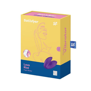 Satisfyer Love Riot Vibrador Dedo Roxo