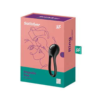 Satisfyer Majestic Duo Anel Vibrador Negro