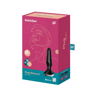Satisfyer Plug Ilicious 2 Vibrator with Bluetooth Black