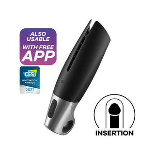 Satisfyer Power Flower Masturbador Negro