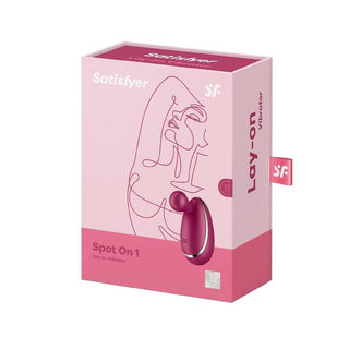 Satisfyer Spot On 1 Lay-On Cherry Vibrator