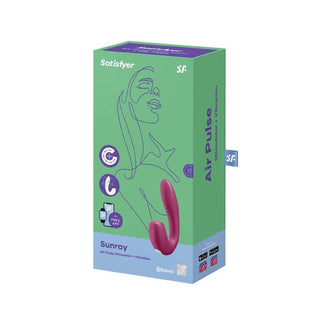 Satisfyer Sunray Aire Stimulator and Vibrator with Raspberry App