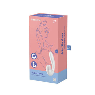 Satisfyer Supernova Aire Stimulator and Vibrator White