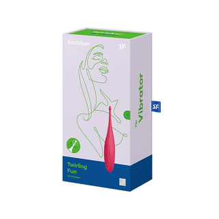 Satisfyer Twirling Fun Vibrator Red Ampoule