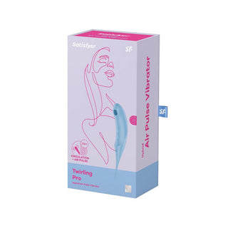 Satisfyer Twirling Pro Air Pulse Hybrid Vibrator Blue