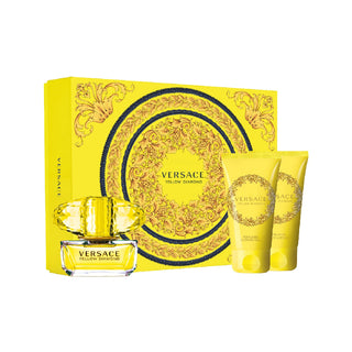 Versace Yellow Diamond Eau de Toilette 50ml + Gel de Banho 50ml + Creme de Corpo 50ml