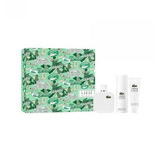 Lacoste L.12.12 Blanc Eau de Toilette 100ml + Desodorizante em Spray 150ml + Gel de Banho 50ml