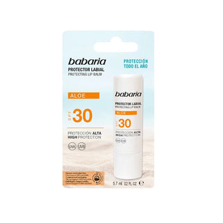 Babaria Aloe Vera Sun - Lip Balm with SPF 30 Protection