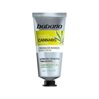 Babaria Cannabis - Creme de Mãos para Peles Sensíveis