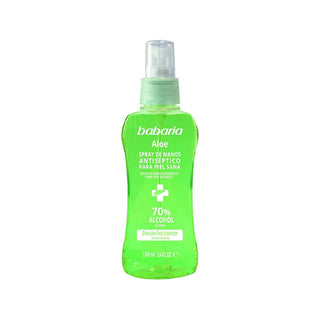 Babaria Gel Higienizante em Spray para as Mãos 70% Álcool com Aloe Vera