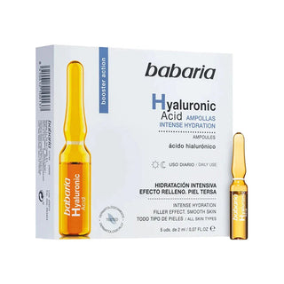 Babaria Hyaluronic Acid - Ampolas Faciais Antienvelhecimento e Antirrugas