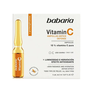 Babaria Vitamin C - Ampolas Faciais Antioxidantes