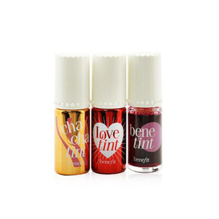 Benefit Lip Tints to Love Set 3: Chachatint Lip & Cheek Stain 6ml & Lovetint Lip & Cheek Stain 6ml & Benetint Lip & Cheek Stain 6ml